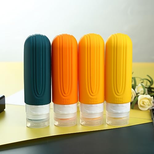 Travel Bottles for Toiletries (4 Count)