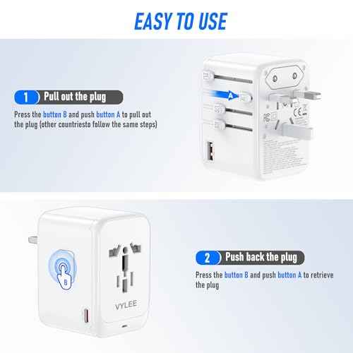 YLEE Travel Plug Adapter