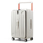 Multifunctional 26 Inch Checked Luggage Hard Shell Suitcases with Wheels Travel Trunk Style Luggage Large Rolling Suitcase for Women Men