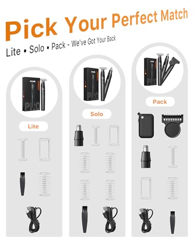 2026 Upgraded] Body & Nose Hair Trimmer Kit