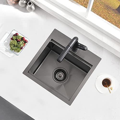 Drop In Bar Sink Black