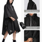 Adult Rain Poncho Waterproof Hooded Raincoat Lightweight Packable