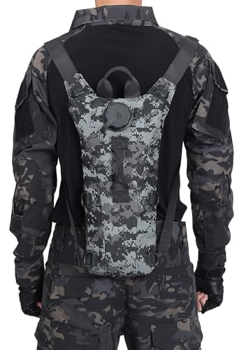 Tactical Water Hydration Pack Military 3L Water Bladder Carrier Backpack Leakproof for Running Jogging Cycling Hiking