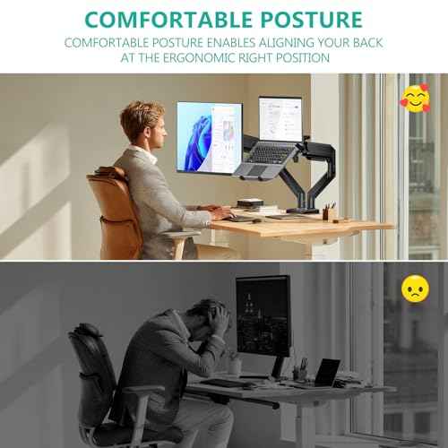 Laptop and Monitor Stand for 17” Notebook and 32” Monitors