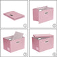 Large Stackable Storage Bins with Lids [5 (5 Count)