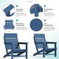 Modern Adirondack Chairs Set of 4 (4 Count)