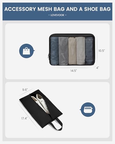 24 Inch Softside Checked Luggage with TSA Lock for Business Trip