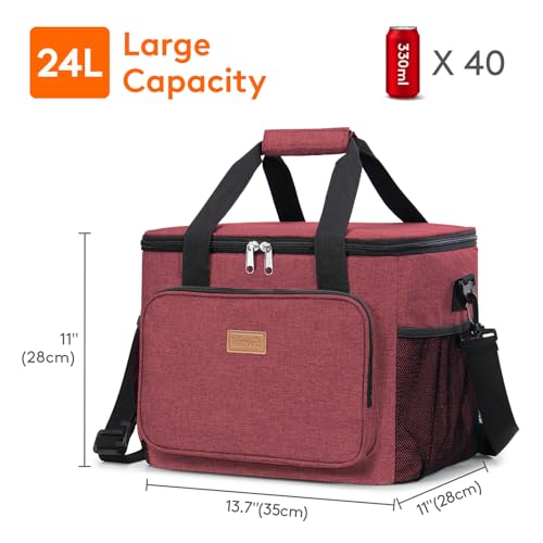 Large Lunch Bag (Burgundy / Jumbo(24L))