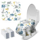 30 Pcs Toilet Seat Covers Disposable for Toddlers & Adults (30 Count)
