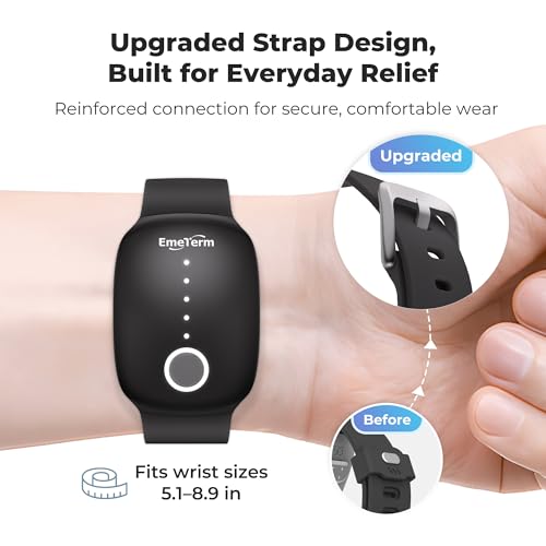 Fashion Anti Nausea Wristband Relieve Morning Motion Travel Sickness Rechargeable Drug Free Bands Without Side Effects