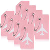 8 Pack Initial Luggage Tags for Suitcases Airplane Travel Essentials (8 Count)