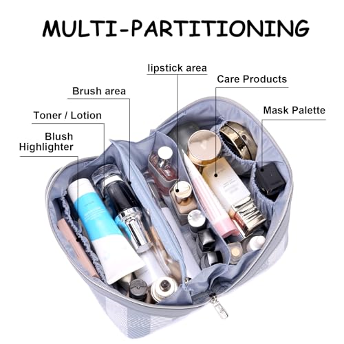 Travel Makeup Bag Organizer Cosmetic Bag (3 Count)