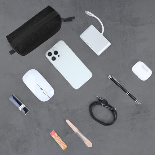 Small Tech Case Organizer for Cords Chargers Earbuds Travel Pouch