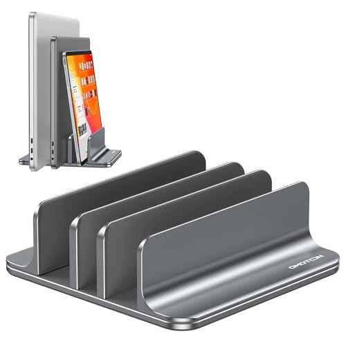 3 Slot Multiple Vertical Laptop Stand