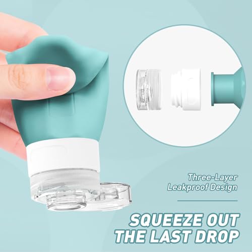 Travel Bottles for Toiletries 3oz (4 Count)