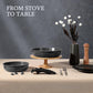 Ceramic Non Stick Frying Pans Set Removable Handle