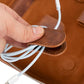 Medicine Handmade Leather Cable Organizer Bag