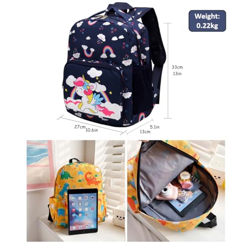 13 inch Kids Toddler Preschool Travel Backpack Cute Cartoon Backpack For Girls Boys Baby