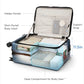 Checked Top Opening Suitcase