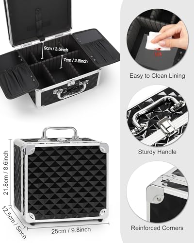 Makeup Bag with LED Mirror