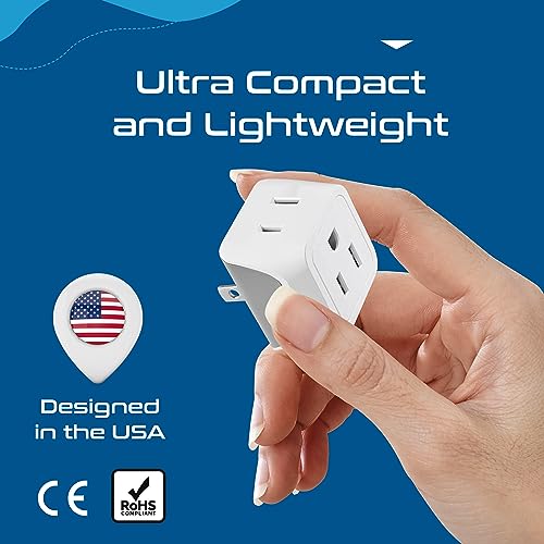 Japan Philippines Travel Adapter Plug by Ceptics (3 Count)