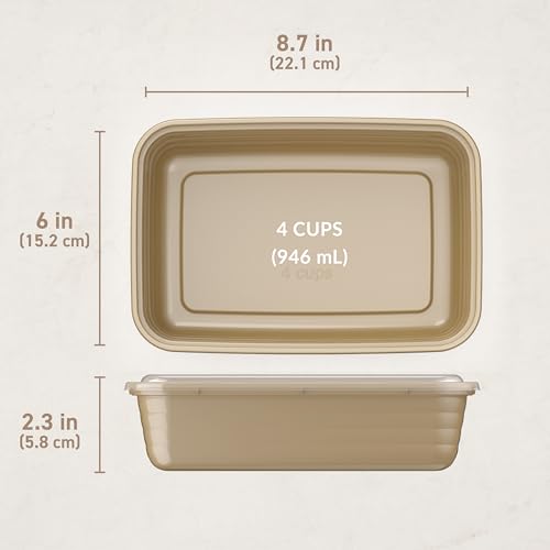 Prep Meal Prep Containers with Lids (10 Count)