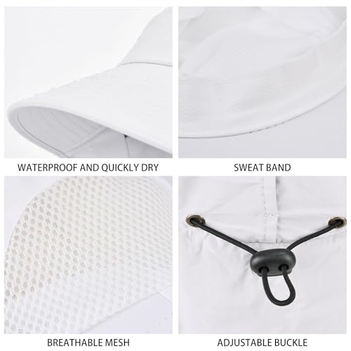 Sun Hat for Men Women with Neck Flap