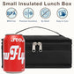 Small Insulated Lunch box Portable Soft Bag Mini Cooler Thermal Meal Tote Kit with Handle for Work & School