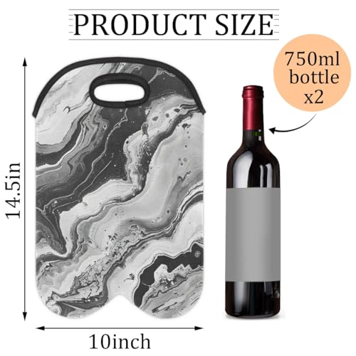 Wine Carrier Tote Personalized Bag for 2 Bottles