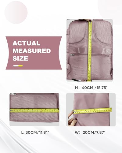 Travel Backpack Carry On for Women Man Gym Backpacks with Laptop Compartment Mochila de Viaje Teacher Personal Item Backpack Rucksack Airplane Accessories Must Haves Pink Purple Small