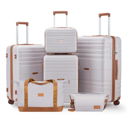 Luggage Sets with Spinner Wheels (6 Count)