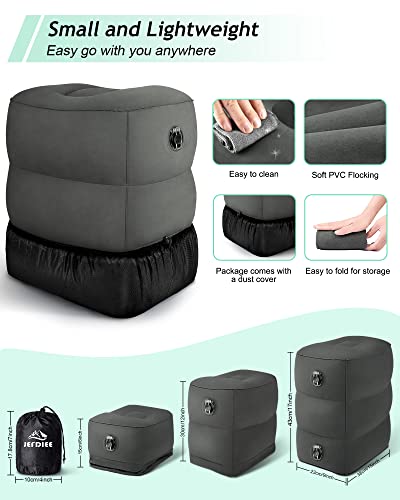 Inflatable Travel Foot Rest Pillow