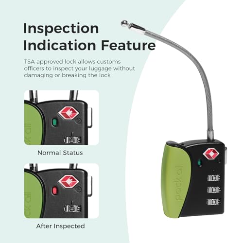 TSA Approved Travel Luggage Locks