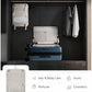 Checked Top Opening Suitcase