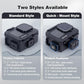 Aluminum Waterproof Case for GoPro HERO13 Black HERO12 HERO11 HERO10 HERO9 Action Camera 80M Deep Waterproof Horizontal and Vertical Shooting Switch