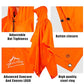 Hooded Rain Poncho Lightweight Waterproof Unisex Raincoat Jacket with Pocket for Men Women Adult