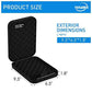 Pistol Safe Portable Travel Gun Safe