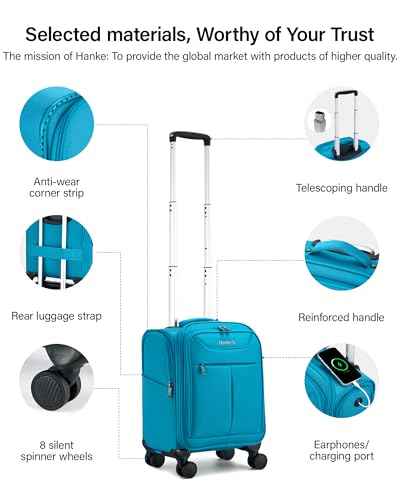 Underseat Carry On Luggage with Wheels