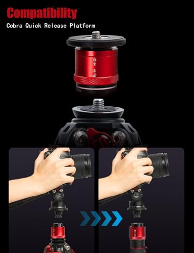 Gazelle TA3B+Komodo K3 Aluminum Camera Tripod with Fluid Head