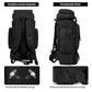 80L 2 pack Hiking Backpack for Men with Sling Tactical Backpack (2 Count)