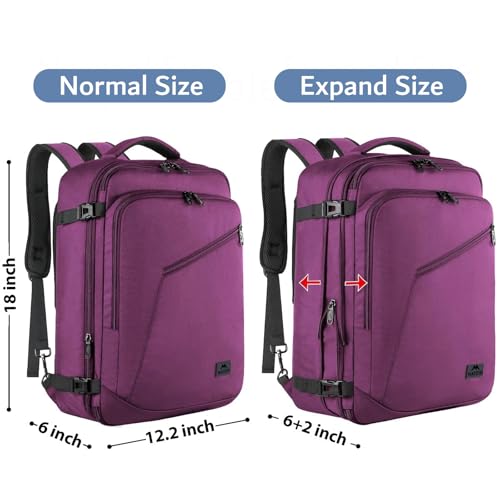Purple Carry on Backpack for Women
