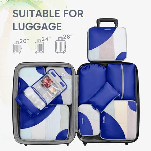 ALL INCLUDED 10 Set Durable Packing Cubes for Suitcases (10 Count)