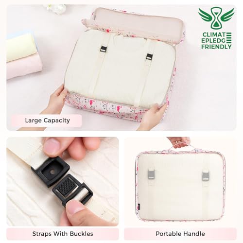 8 Set Packing Cubes Luggage Packing Organizers for Travel Accessories