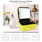 Travel Makeup Bag with LED Mirror Travel Makeup Organizer with 3 Lighted Settings