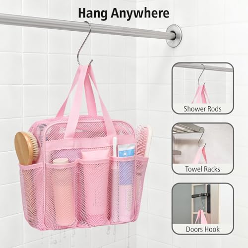 Mesh Shower Caddy Portable with Zipper