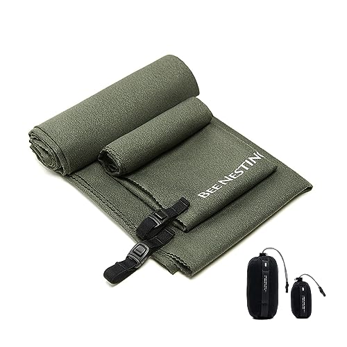 Ultralight Quick Dry Towels in XLarge & Small Sizes with Compact Packable Pocket Microfiber Towel for Backpacking Travel Beach Hiking Swimming Sports & Yoga (2 Count)