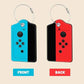 2 Pack Gamer Luggage Tags for Suitcase (2 Count)