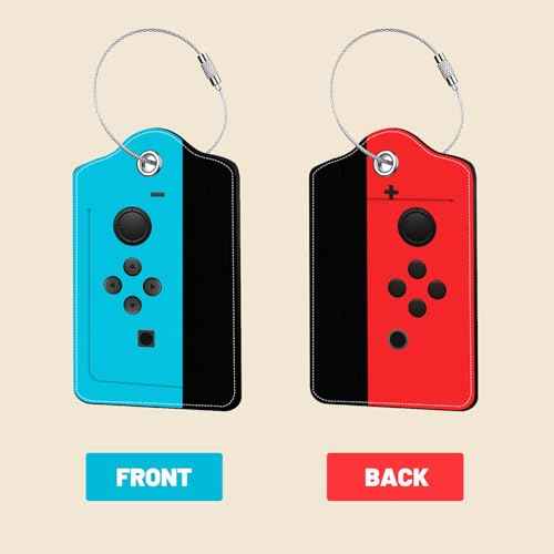 2 Pack Gamer Luggage Tags for Suitcase (2 Count)