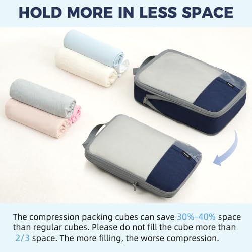 Lightweight Compression Packing Cubes for Travel