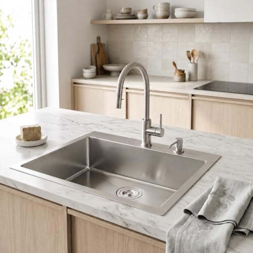 33 x 22 inch Drop in Kitchen Sink